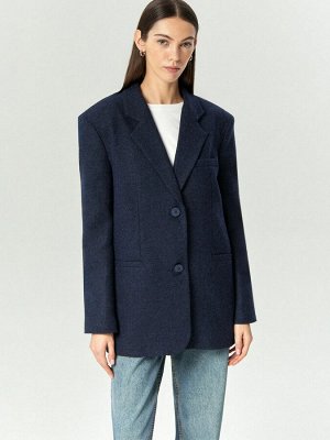 Укороченное пальто из шерсти, R142/titan