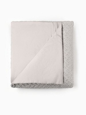 Покрывало LoveLife Tufting: Квадрат цв.серый, 150*220±5см, микрофайбер, 100% п/э