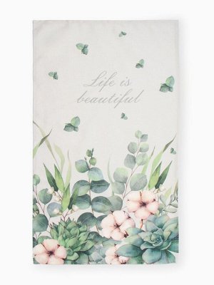 Набор "Eucalyptus " полотенце 40х73см, саржа 190гр/м2, формочки для печенья