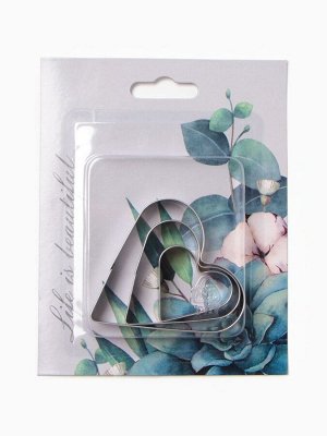 Набор Eucalyptus: полотенце 40x73 см, саржа 190 г/м², формочки для печенья