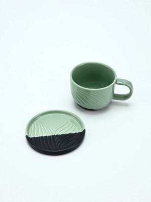 Чайная пара Dolce Ceramo. «Альпы», 2 предмета: кружка 200 мл, блюдце d=10 см