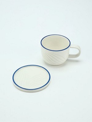 Чайная пара Dolce Ceramo. «Оушен», 2 предмета: кружка 200 мл, блюдце d=10 см