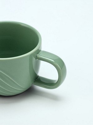 Чайная пара Dolce Ceramo. «Альпы», 2 предмета: кружка 200 мл, блюдце d=10 см