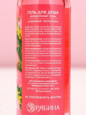 Подарочный набор ЧИСТОЕ СЧАСТЬЕ «С 8 Марта!»: гель для душа и пена для ванны, 2х100 мл