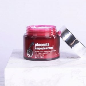 Jigott Крем для лица омолаживающий с экстрактом плаценты / Zenzia Placenta Ampoule Cream, 70 мл