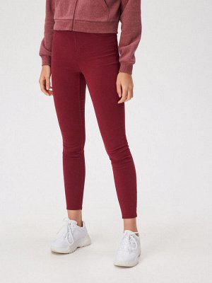Брюки skinny fit с завышенной талией