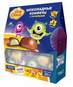 Конфеты шоколадные с кремовой начинкой Viva Choco Crazy 120Г