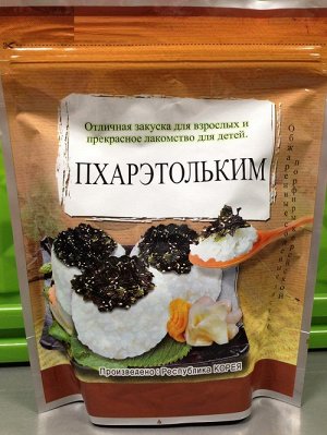 Обжар. соленые листья порфиры корейской "ПХАРЭ ДОЛКИМ" 80гр 1/20