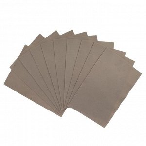 Фетр "Soft" набор 10 листов, 1мм, 21х29,7 см (серый)