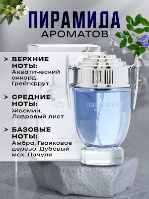 Туалетная вода мусжкая Courageous White, 100 мл