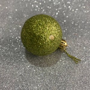 Новогодние шарики, 3.5см, 10шт