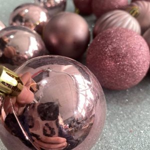 Новогодние шарики, 5.5см, 5шт