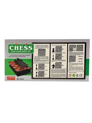 Классические шахматы, пластиковые, с фигурками и доской 31x31 см