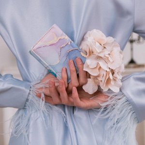 Кошелёк женский на кнопке, цвет розовый