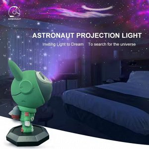 Проектор звездного неба Dog Astronaut Star Projector Пес космонавт, ночник детский для сна, настольный светильник, светодиодный, лазерный режим, несколько проекций, пульт управления