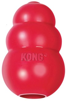 KONG Classic игрушка для собак "КОНГ" L большая 10х6 см