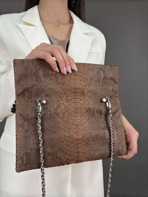 Клатч женский из кожи питона