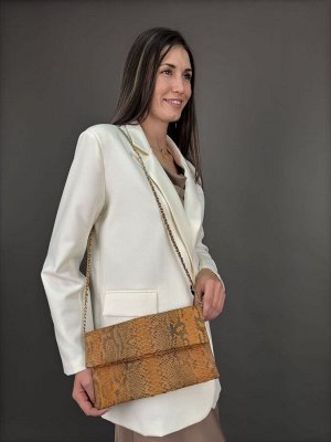 Клатч женский из кожи питона