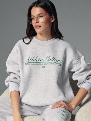 Утепленный свитшот оверсайз Athletic culture