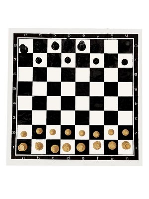 Шахматы 50x50 см, король h=7 см, d=3.2 см, фигуры пластик