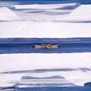 Сумка в роддом, с косметичкой,цвета МИКС (голубой/синий)