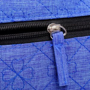 Рюкзак женский, для мамы и малыша, с ковриком для пеленания, цвет синий джинс