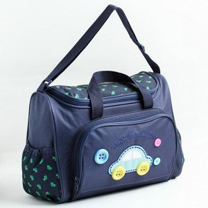 Набор сумок для вещей малыша, 2 шт., с ковриком для пеленания и термосумкой для бутылочки, цвет синий