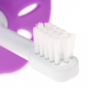 Зубная щётка детская, с ограничителем, от 3 мес., цвета МИКС