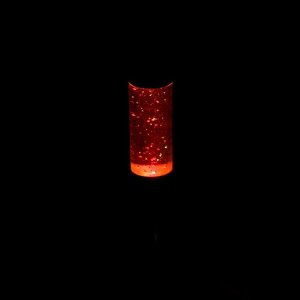 Светильник ночник Лава "Цилиндр хром", 17 см (от бат. 3хLR44)