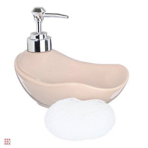 Диспенсер для моющего средства с губкой "Kitchen Bath"