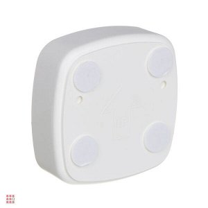 Светильник настенный с датчиком движения, 3xAAA, 75x75x35мм, белый