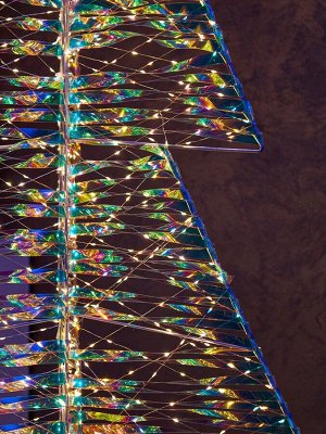 Фигура световая FROSTY «Елка», 85x85x180, 1440 LED, 220V, свечение тёплое белое