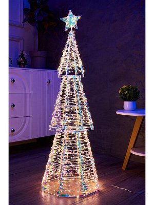 Фигура световая FROSTY «Елка», 120x40x40, 960 LED, 220V, свечение тёплое белое