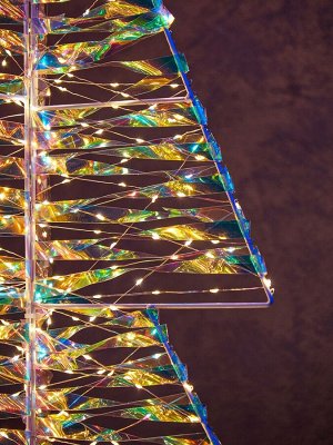 Фигура световая FROSTY «Елка», 77x77x150, 960 LED, 220V, свечение тёплое белое