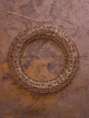 Фигура световая «Венок», 40x40х5 см, 30 LED, батарейки ААх3 (не в компл.), свечение тёплое белое