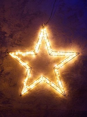 Фигура подвесная световая FROSTY «Звездочка», 57x57х2, 200 LED, 220V, свечение тёплое белое