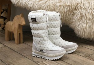 Сапоги женские KBWW Wei Белый KING BOOTS Германия