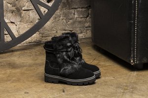 Сапоги женские KB705SW Schwarz Черный KING BOOTS Германия