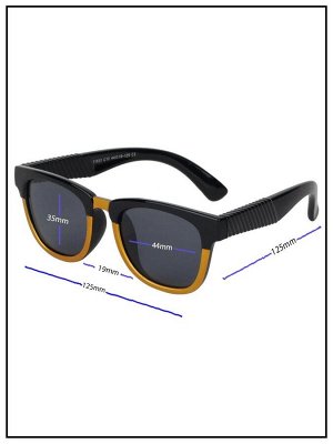 Солнцезащитные очки детские Keluona T1533 C13 Черный Золотистый