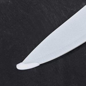 Набор кухонных ножей «Витраж», 5 предметов, цвет красный