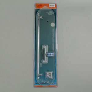 Полка стеклянная одинарная с ограничителем Accoona A11810M, цвет синий