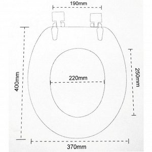 Сиденье для унитаза с крышкой «Натуральное дерево», 45?35 см, цвет орех