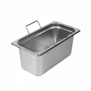 Гастроемкость 1/3*150 нерж 5,1л 176*327*150мм с ручками