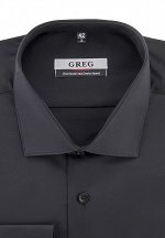Сорочка мужская длинный рукав GREG 340/119/BLK Рост 186-194, 176-184, 164-174