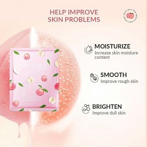 Bioaqua Peach Hexapeptide Extract Маска-салфетка для лица с экстрактом персика