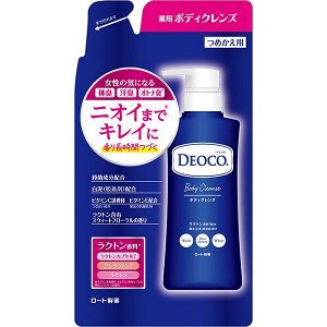 ROHTO Deoco Medicated Body Clean Refill - гель для душа против пота и возрастного запаха (запаска)