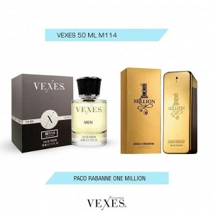 Vexes Парфюмерная вода мужская M114 PACO RABANNE - ONE MILLION, 50 мл