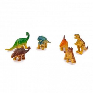 Набор игровой «Динозавр», 4 машины и фигурки