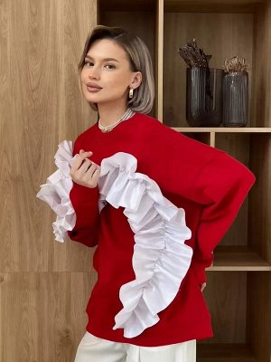 Свитшот, лонгслив женский, хлопок