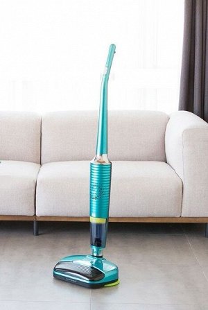Беспроводной полотер - пылесос SWING-9500 (голубой)